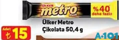 ÜLKER METRO ÇİKOLATA 50,4 G fiyat ve kampanya bilgisi